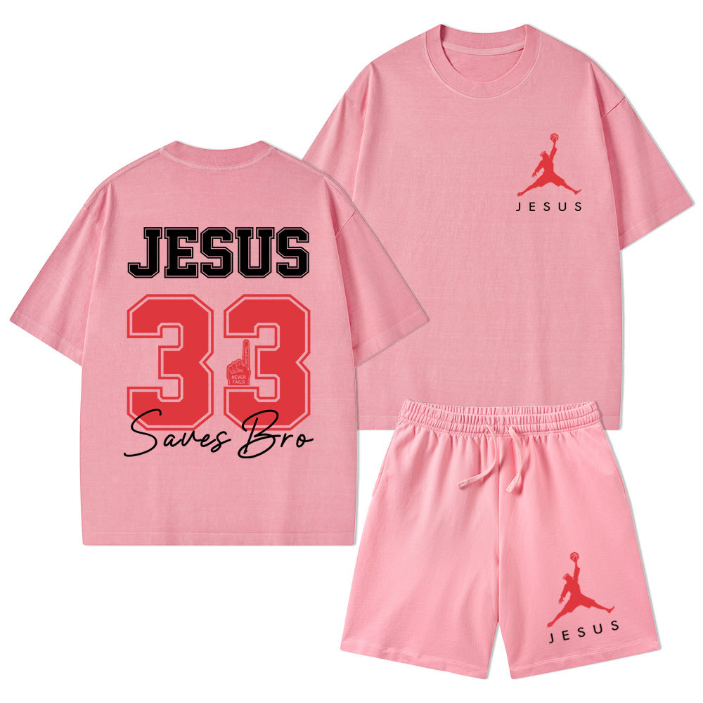 Sample Christian Washed T-Shirt & Shorts Sale - GuidingCross