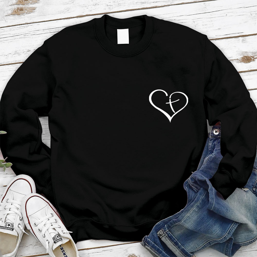 Jesus Always Has My Back Christian Sweatshirt