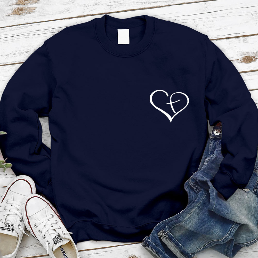 Jesus Always Has My Back Christian Sweatshirt