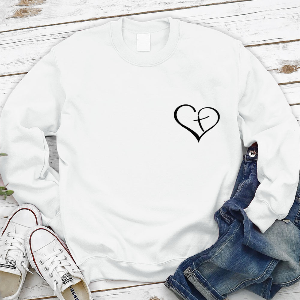 Jesus Always Has My Back Christian Sweatshirt