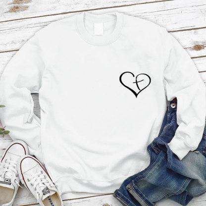 Jesus Always Has My Back Christian Sweatshirt