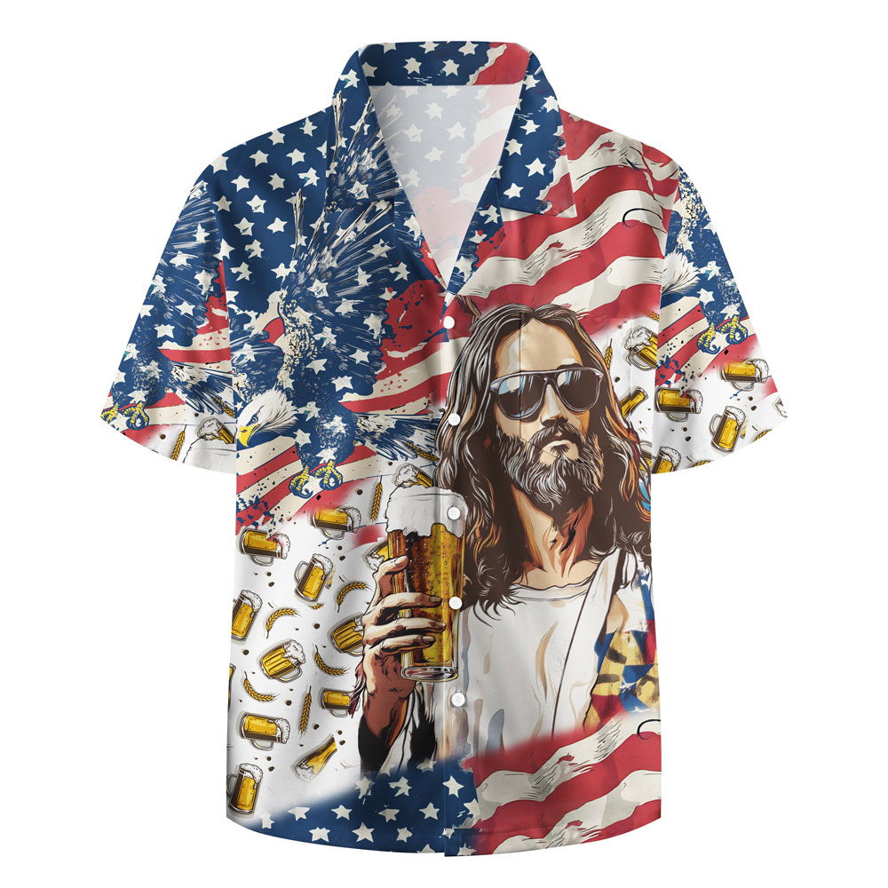 Jesus Always Win Christian Hawaiian Shirt 
