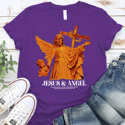 Jesus And Angel Christian T-Shirt