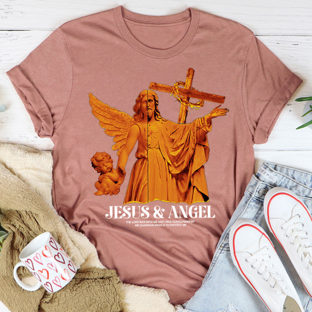 Jesus And Angel Christian T-Shirt