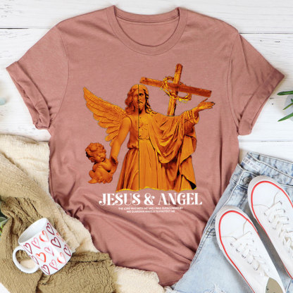 Jesus And Angel Christian T-Shirt