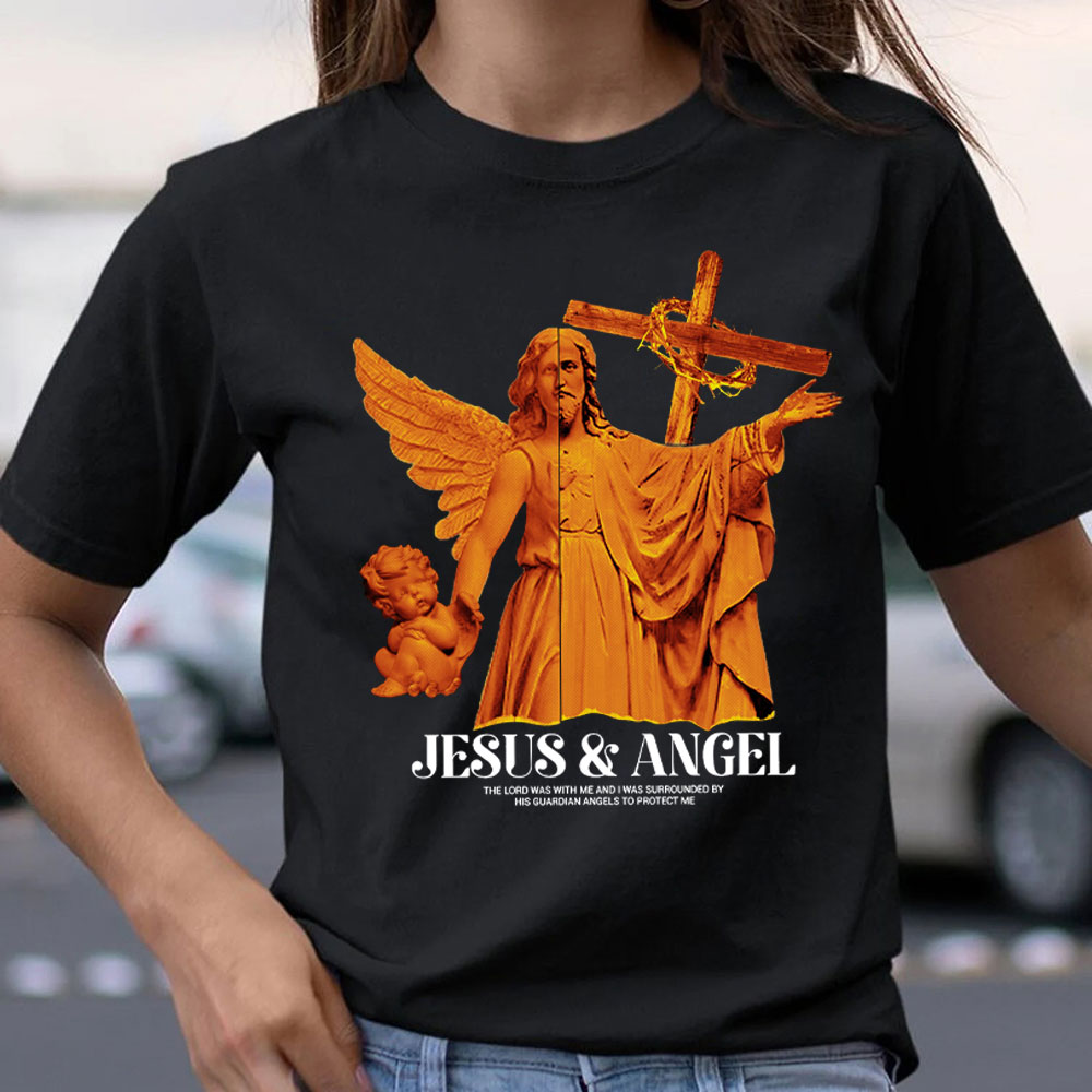 Jesus And Angel Christian T-Shirt
