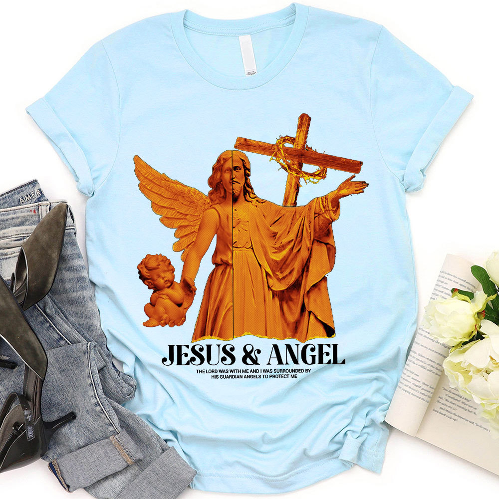 Jesus And Angel Christian T-Shirt