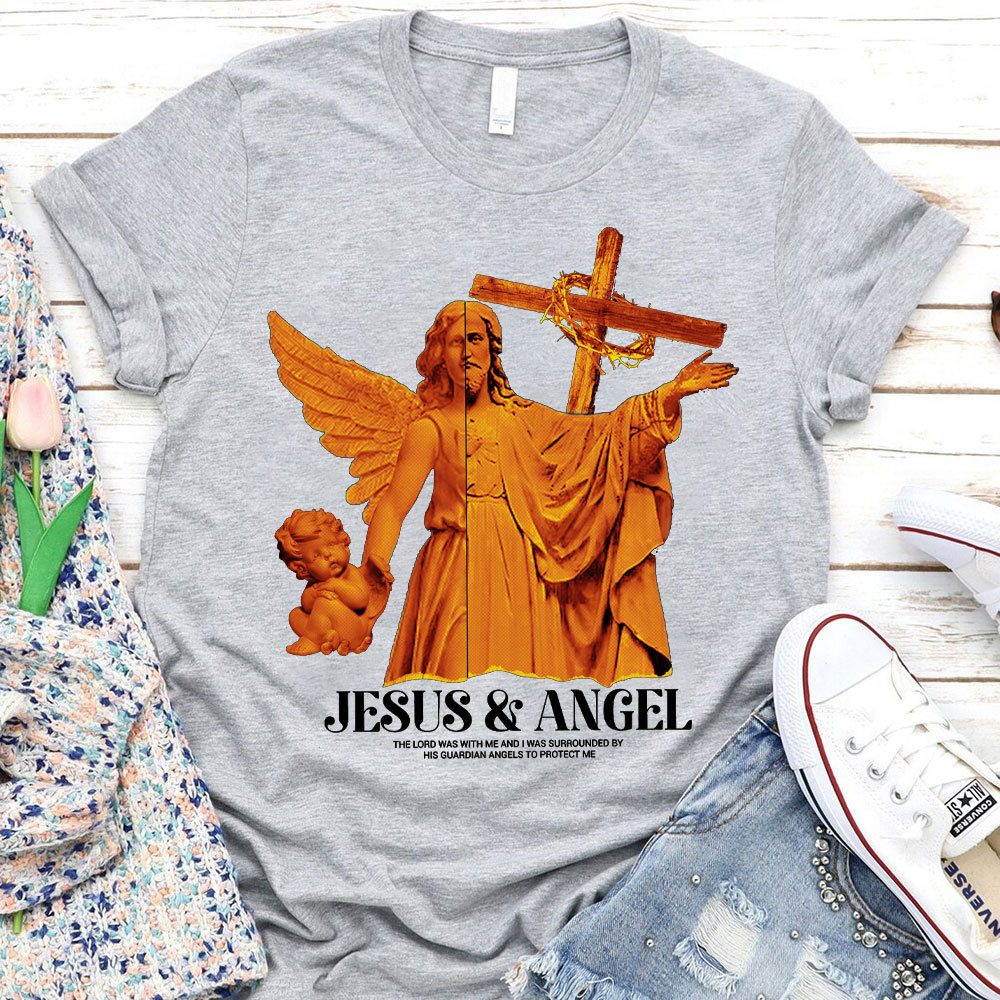 Jesus And Angel Christian T-Shirt