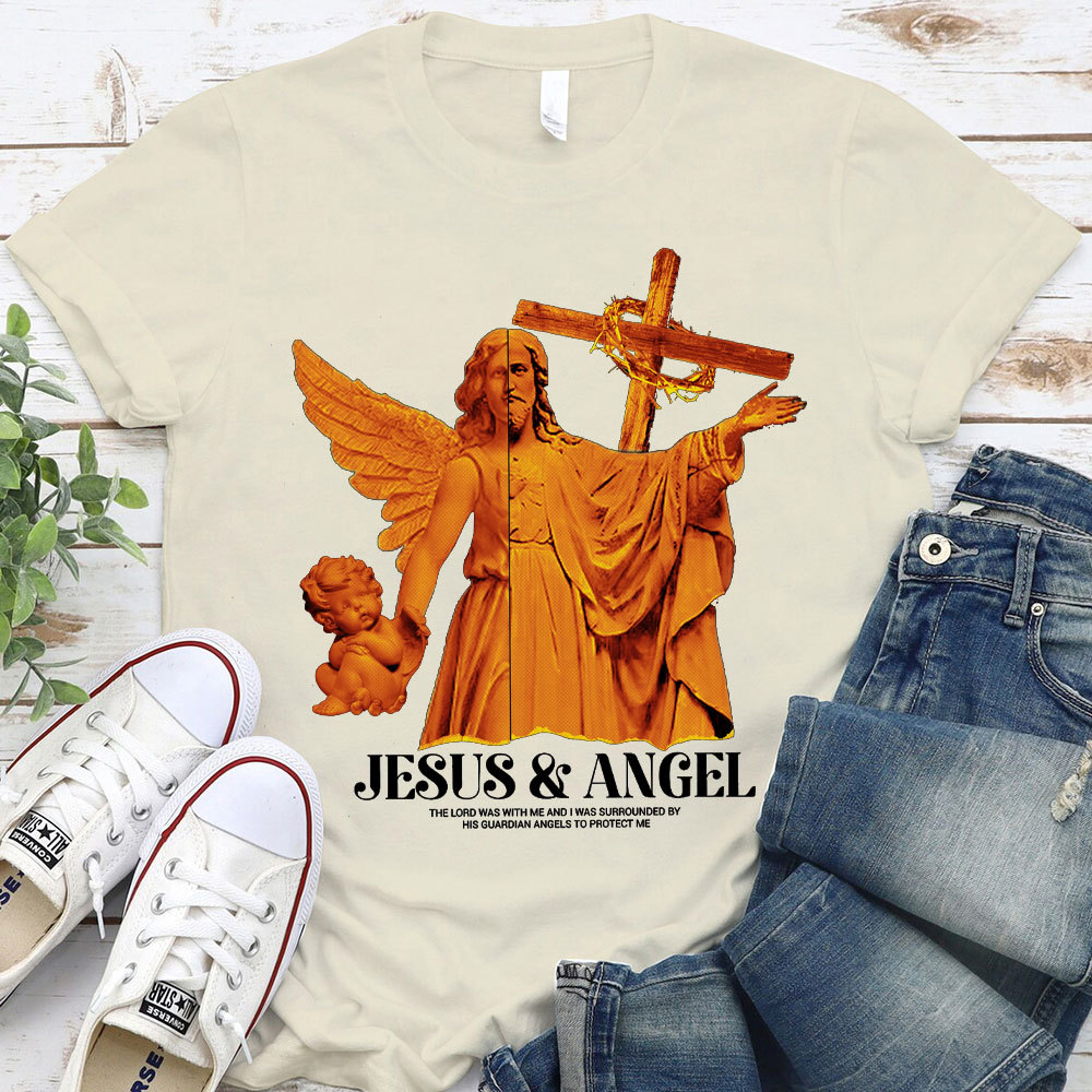 Jesus And Angel Christian T-Shirt