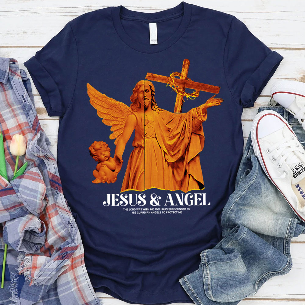 Jesus And Angel Christian T-Shirt