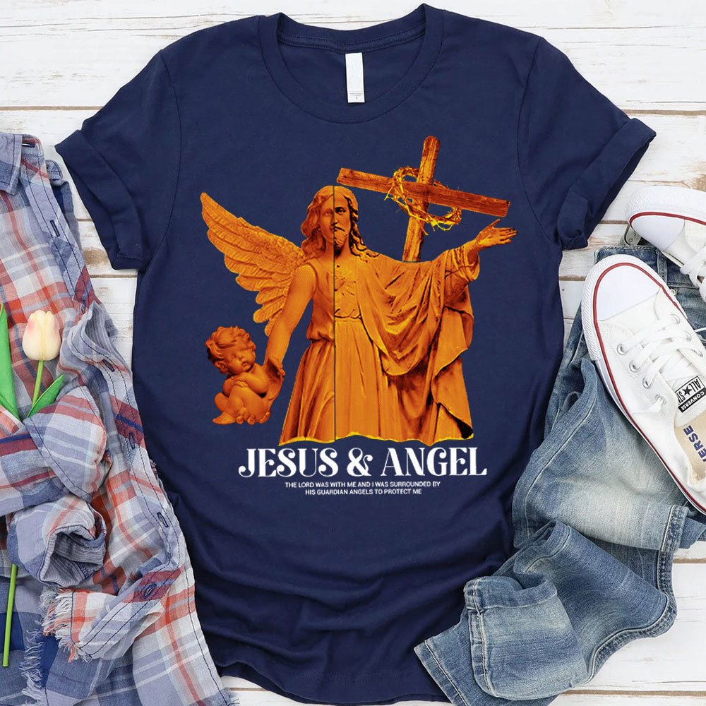 Jesus And Angel Christian T-Shirt