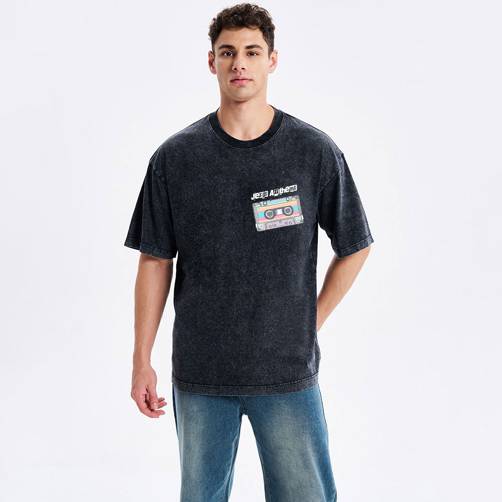 Jesus Anthems Christian Washed T-Shirt