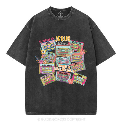 Jesus Athems Christian Washed T-Shirt