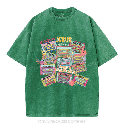 Jesus Athems Christian Washed T-Shirt