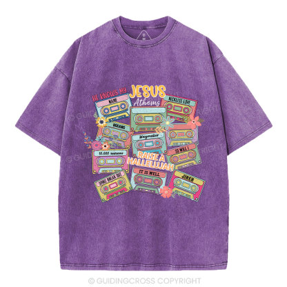 Jesus Athems Christian Washed T-Shirt