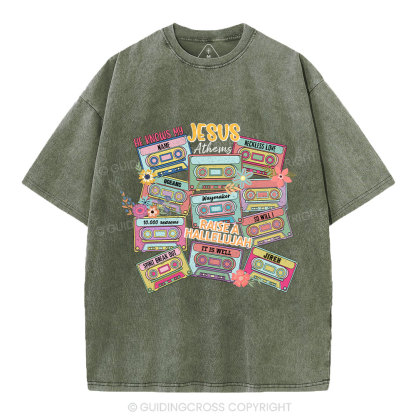 Jesus Athems Christian Washed T-Shirt