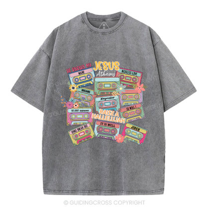 Jesus Athems Christian Washed T-Shirt