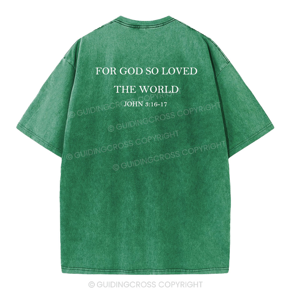 Jesus Blessed You Christian Washed T-Shirt