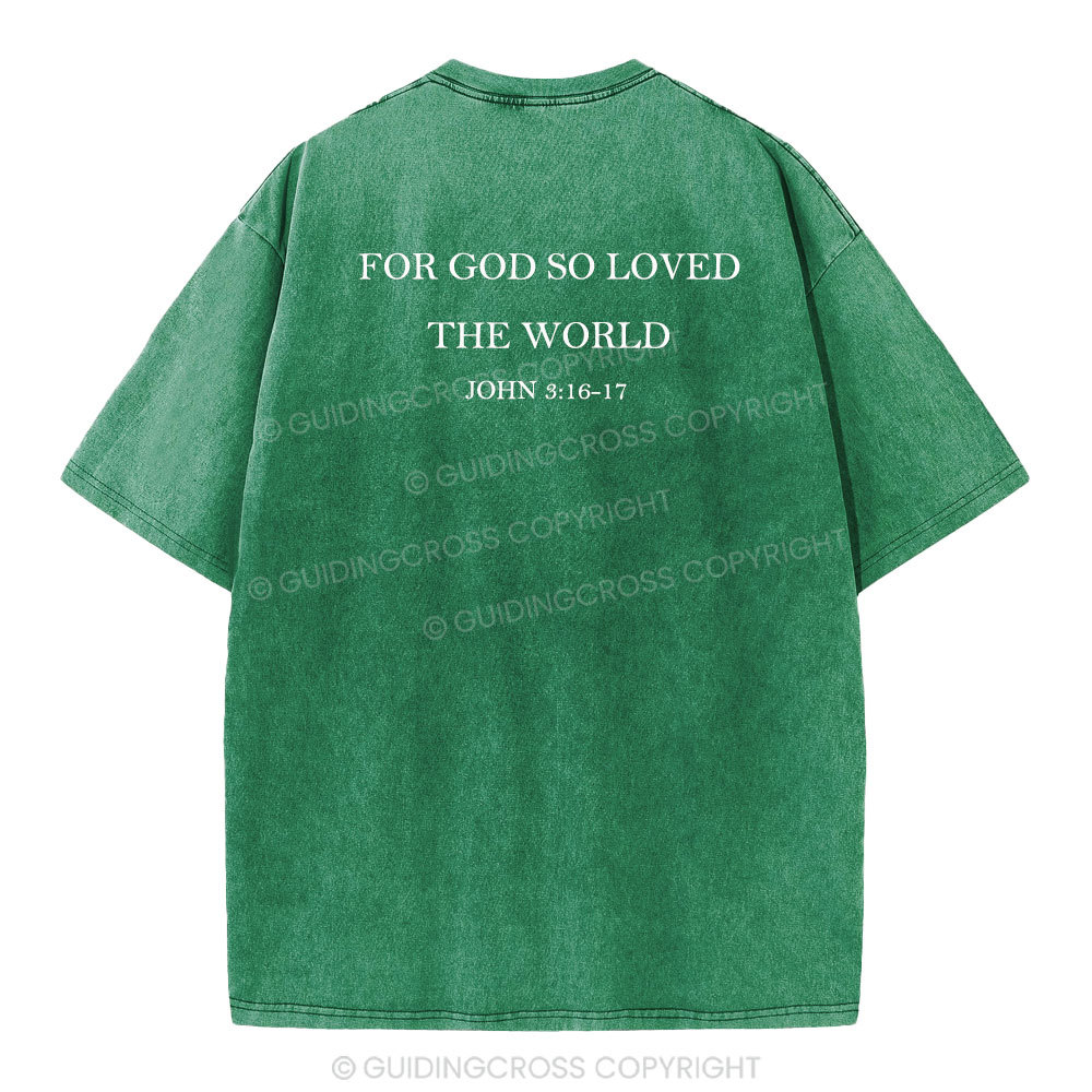 Jesus Blessed You Christian Washed T-Shirt