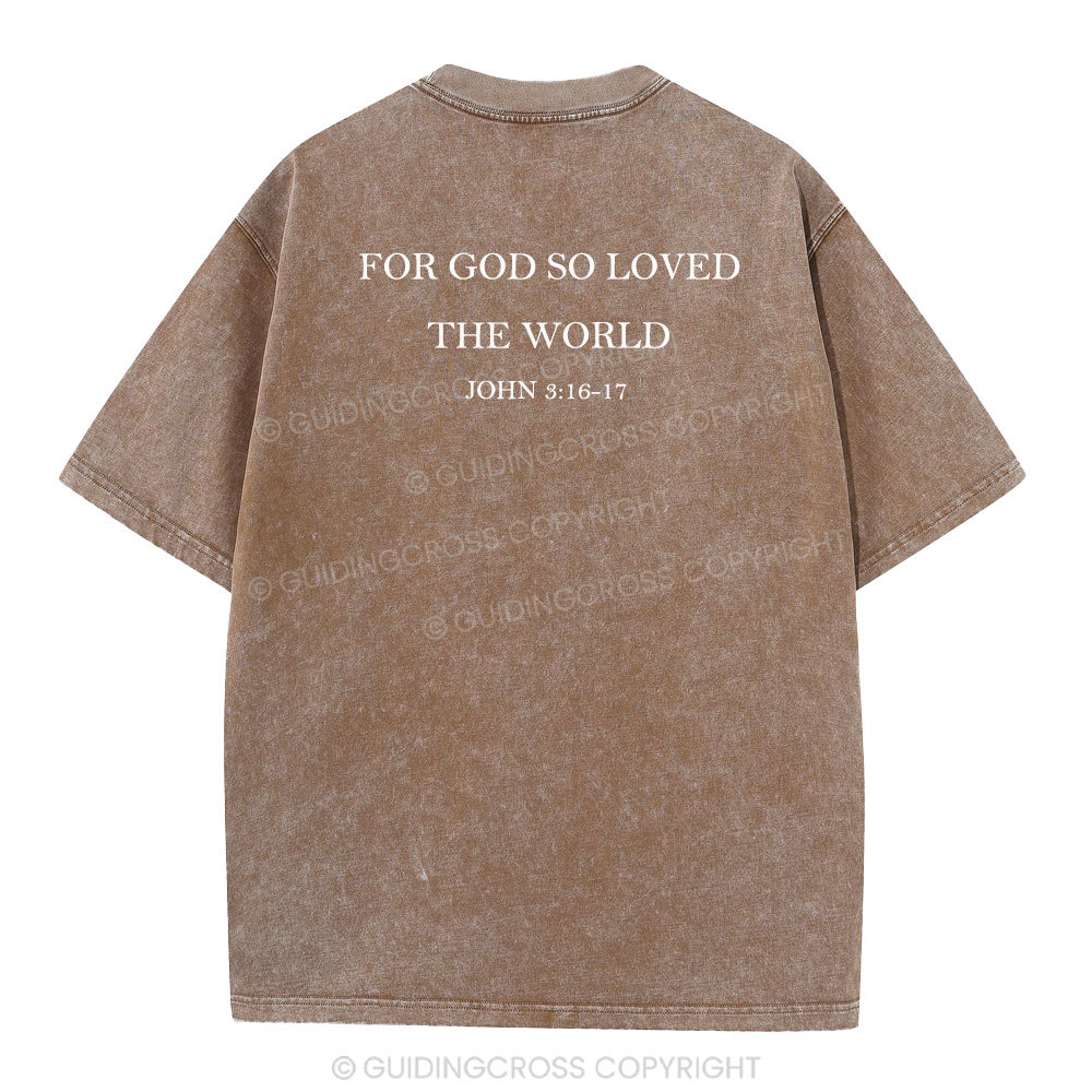 Jesus Blessed You Christian Washed T-Shirt