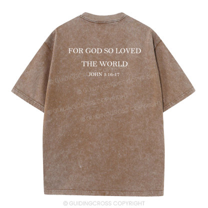 Jesus Blessed You Christian Washed T-Shirt