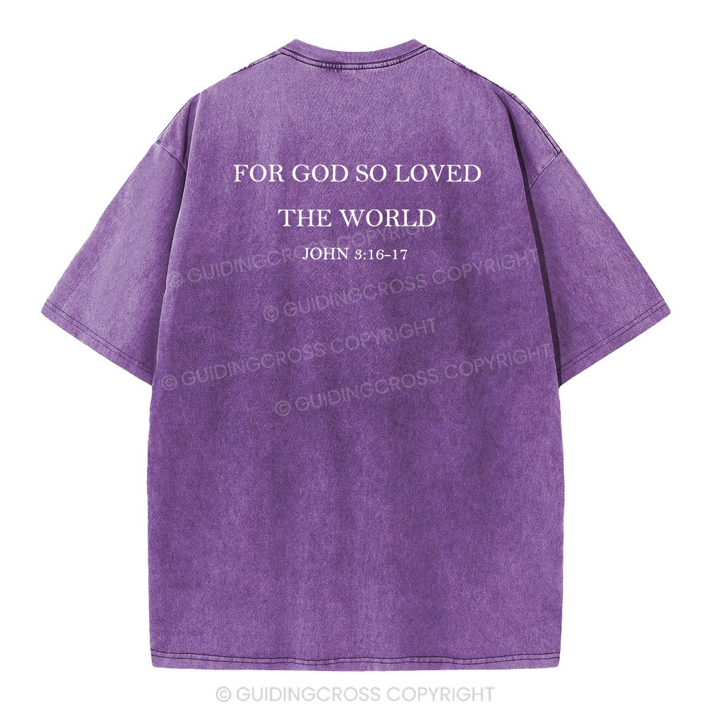 Jesus Blessed You Christian Washed T-Shirt