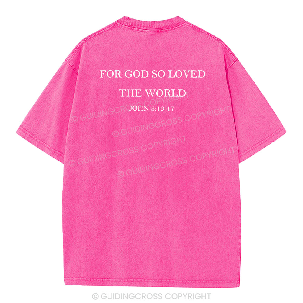 Jesus Blessed You Christian Washed T-Shirt