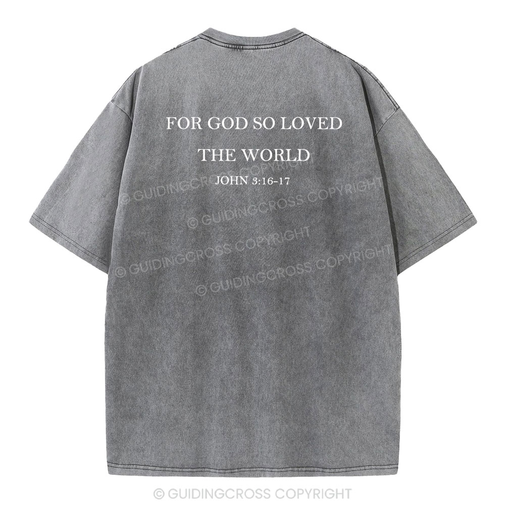 Jesus Blessed You Christian Washed T-Shirt