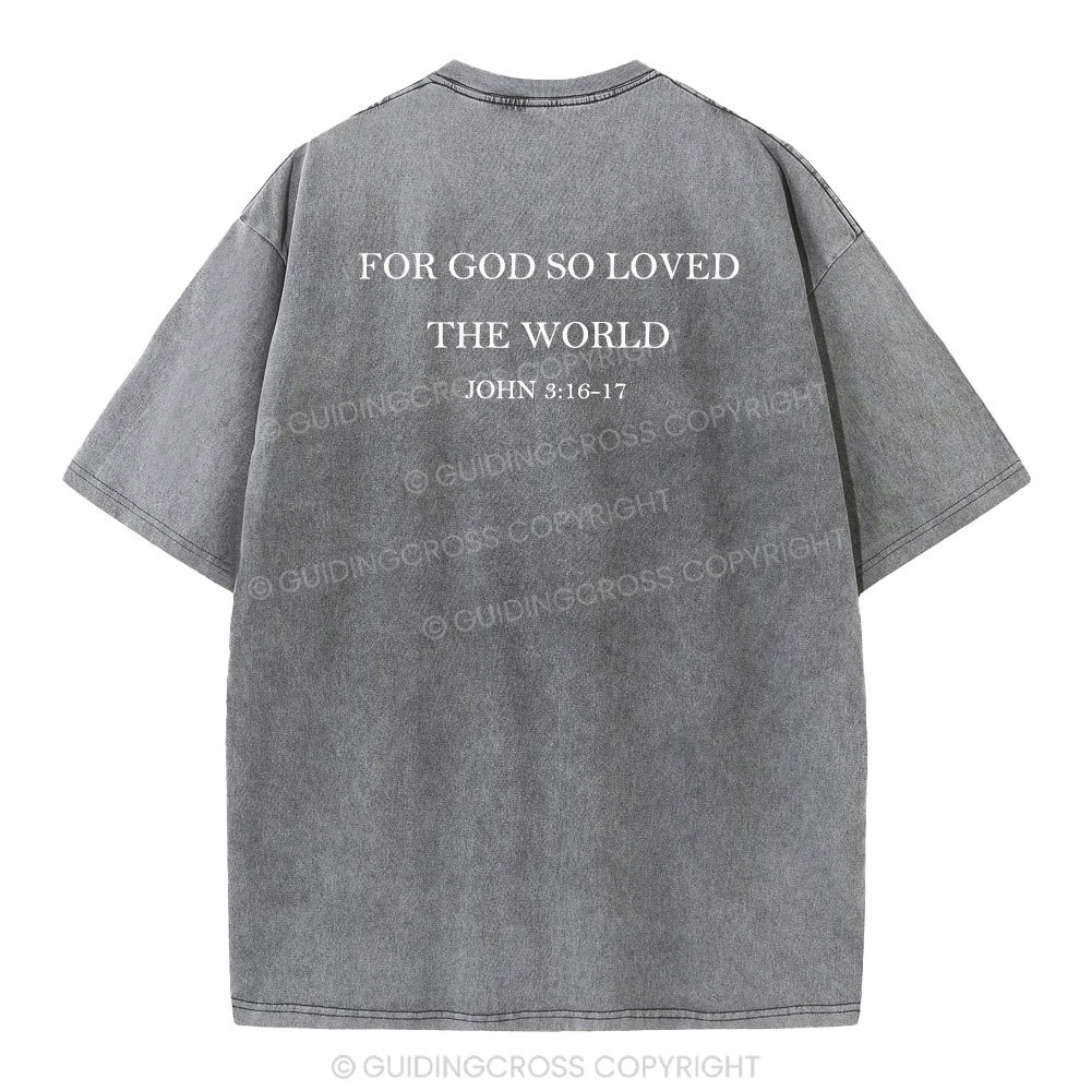 Jesus Blessed You Christian Washed T-Shirt