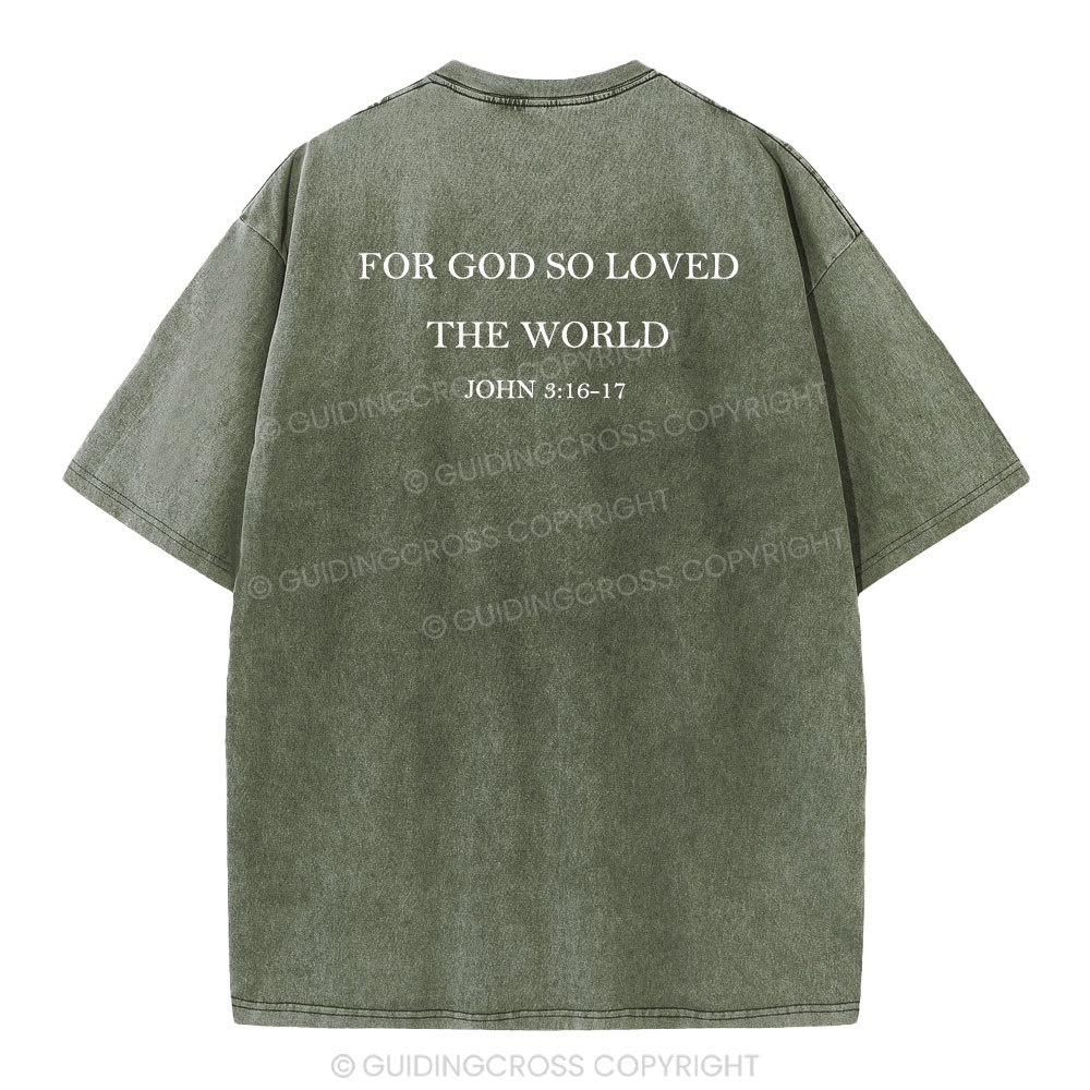 Jesus Blessed You Christian Washed T-Shirt