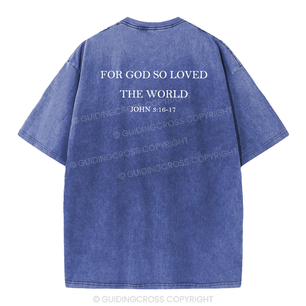Jesus Blessed You Christian Washed T-Shirt