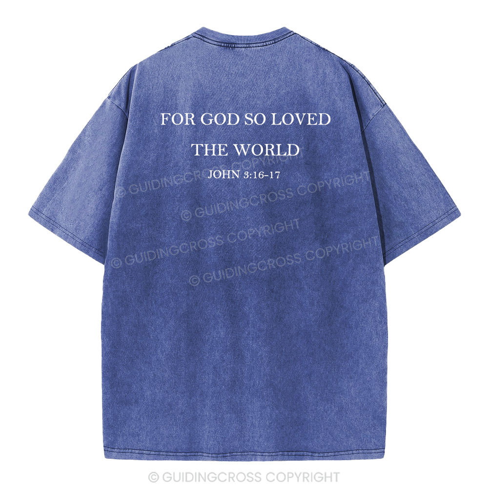 Jesus Blessed You Christian Washed T-Shirt
