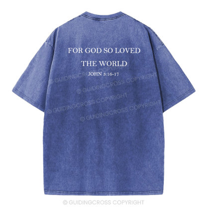 Jesus Blessed You Christian Washed T-Shirt