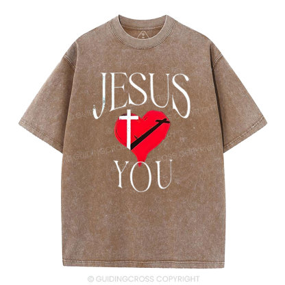 Jesus Blessed You Christian Washed T-Shirt