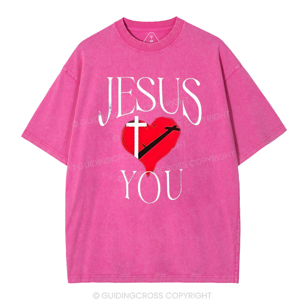 Jesus Blessed You Christian Washed T-Shirt