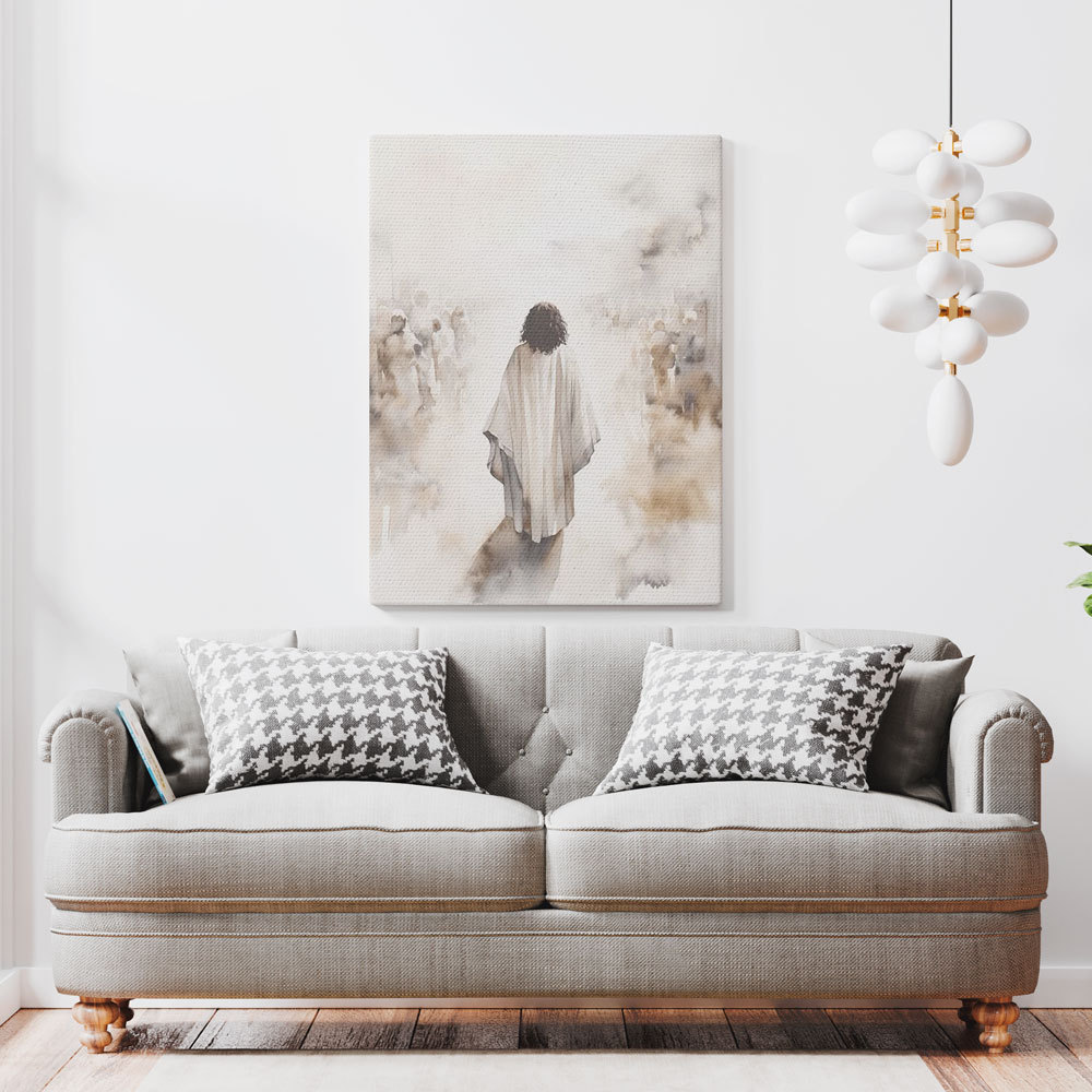 Jesus Boho Christian Canva Wall Art