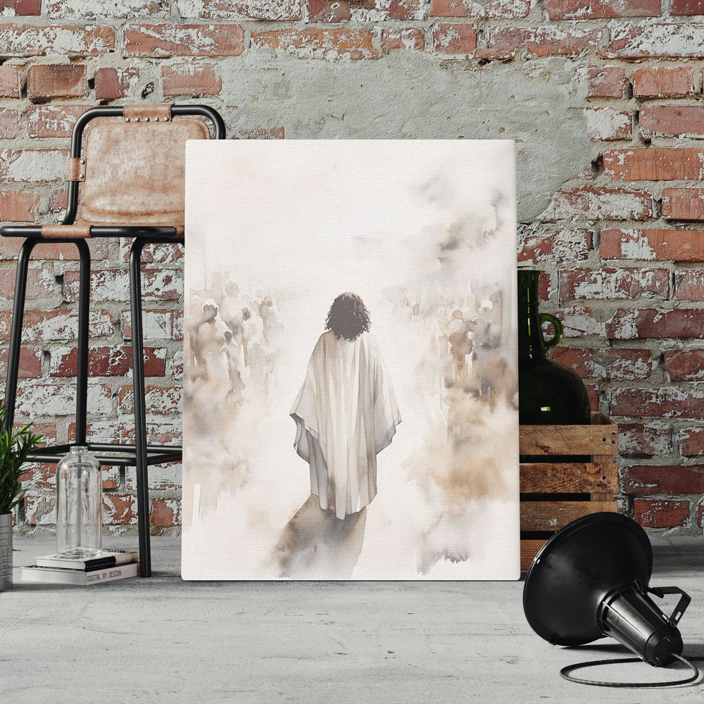 Jesus Boho Christian Canva Wall Art