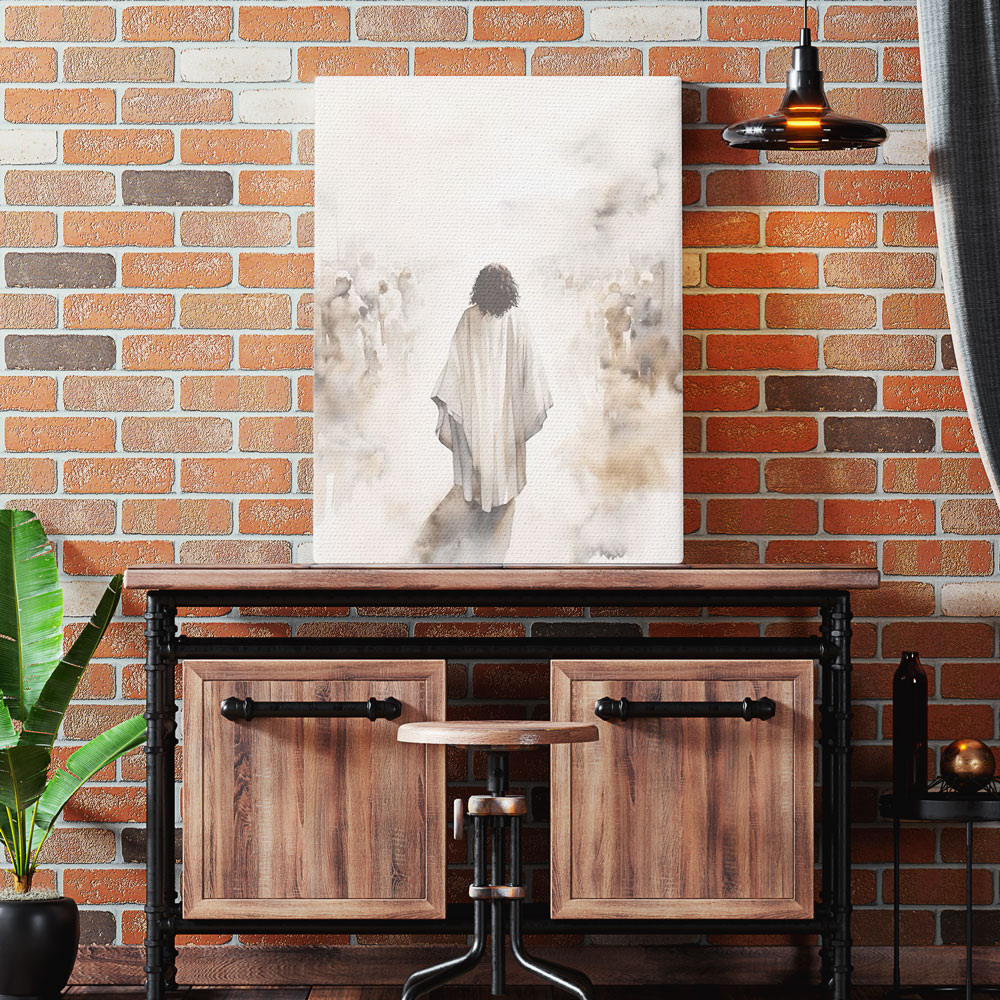 Jesus Boho Christian Canva Wall Art