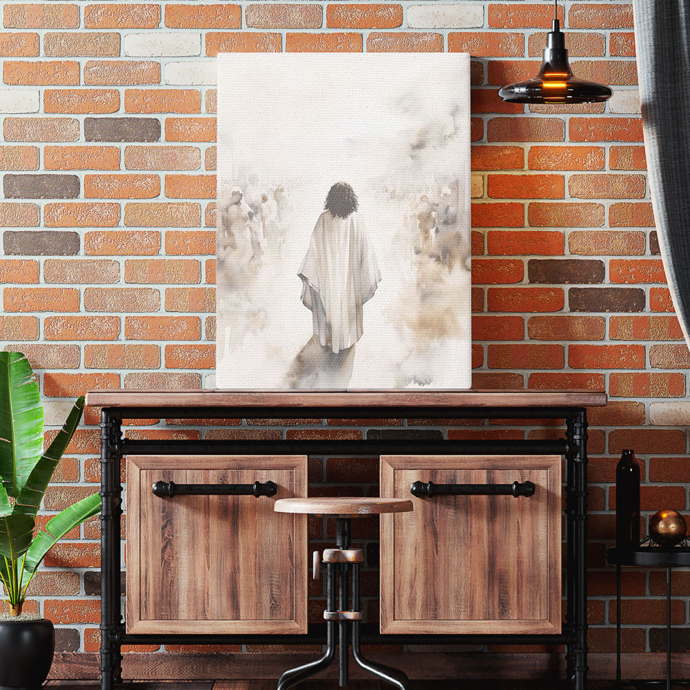 Jesus Boho Christian Canva Wall Art