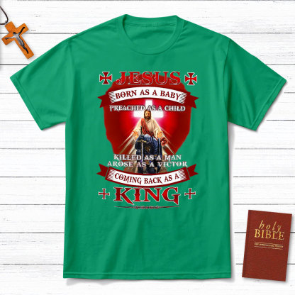 Jesus Born As A Baby Christian T-Shirt