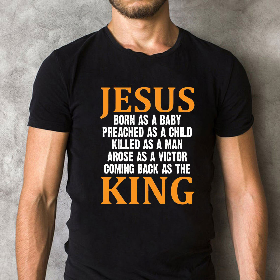 Jesus Born As A Baby Christian T-Shirt