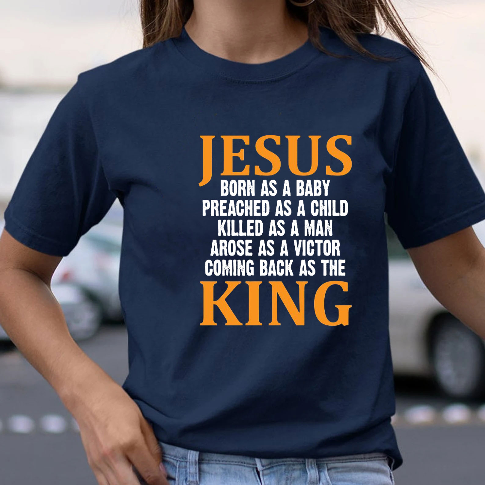Jesus Born As A Baby Christian T-Shirt