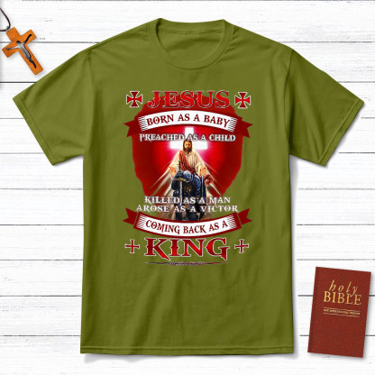 Jesus Born As A Baby Christian T-Shirt