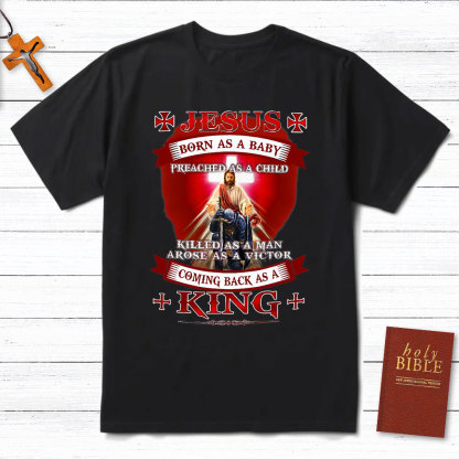 Jesus Born As A Baby Christian T-Shirt