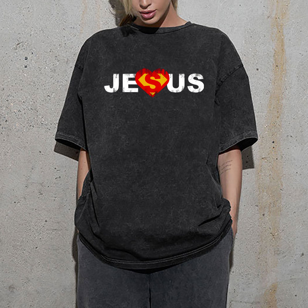 Jesus Chrisrtian Washed T-Shirt