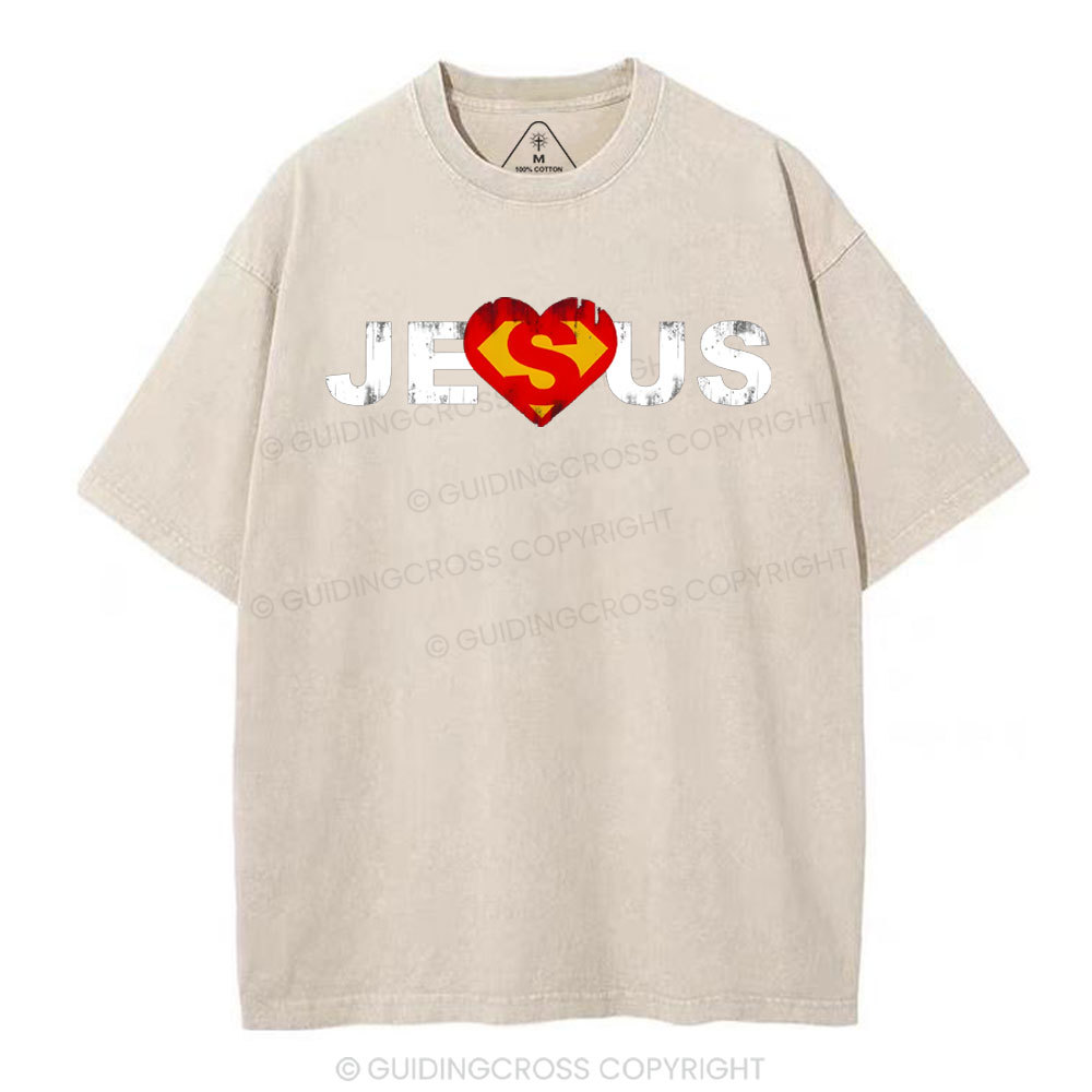 Jesus Chrisrtian Washed T-Shirt