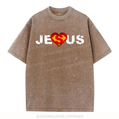 Jesus Chrisrtian Washed T-Shirt