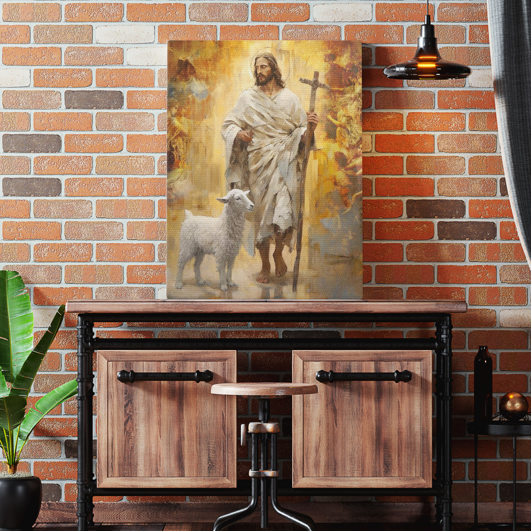 Jesus Christ Christian Canvas Wall Art