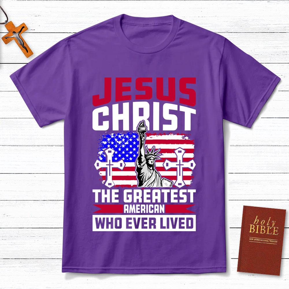 Jesus Christ American Flag T-Shirt