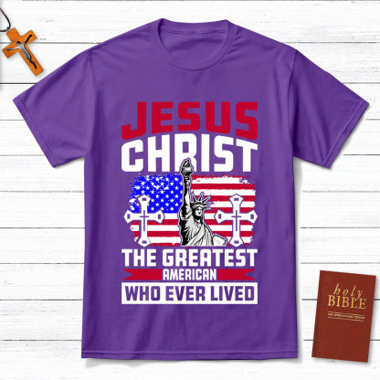 Jesus Christ American Flag T-Shirt